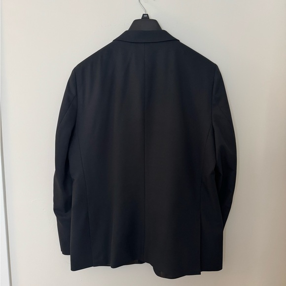 Haggar Men’s Black Slim Fit Suit Blazer 46R - Picture 2 of 10